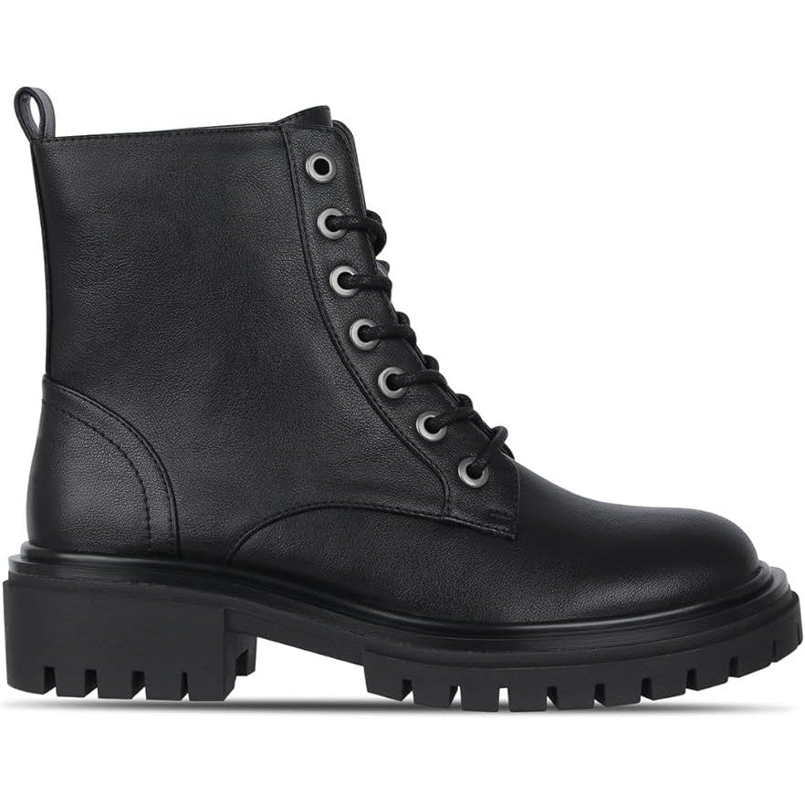 UK 5 I Saw It First Women’s Lace Up Faux Leather Biker Boots – EU 38