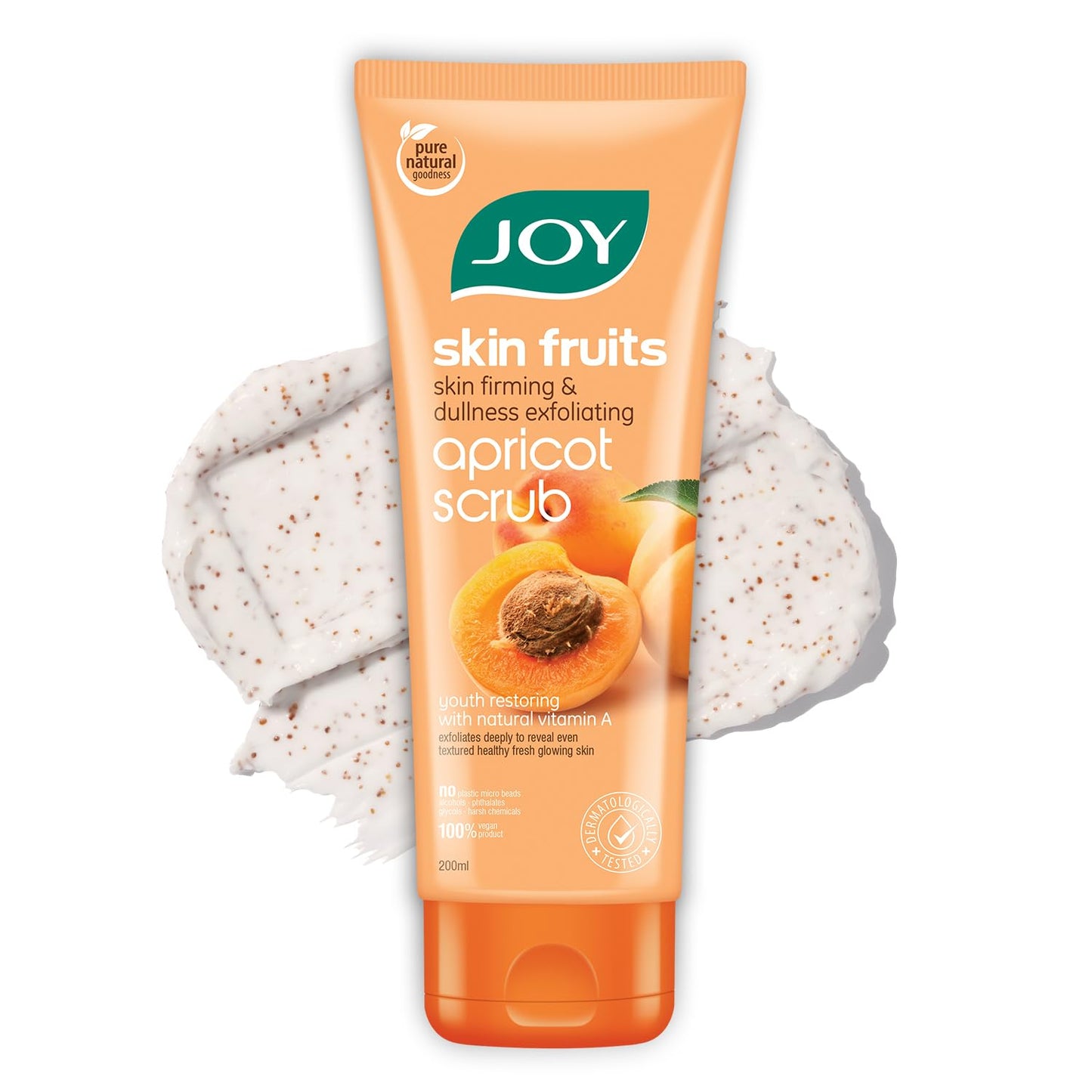 Apricot Walnut Exfoliating Scrub 200g for Blackheads and Tan Removal
