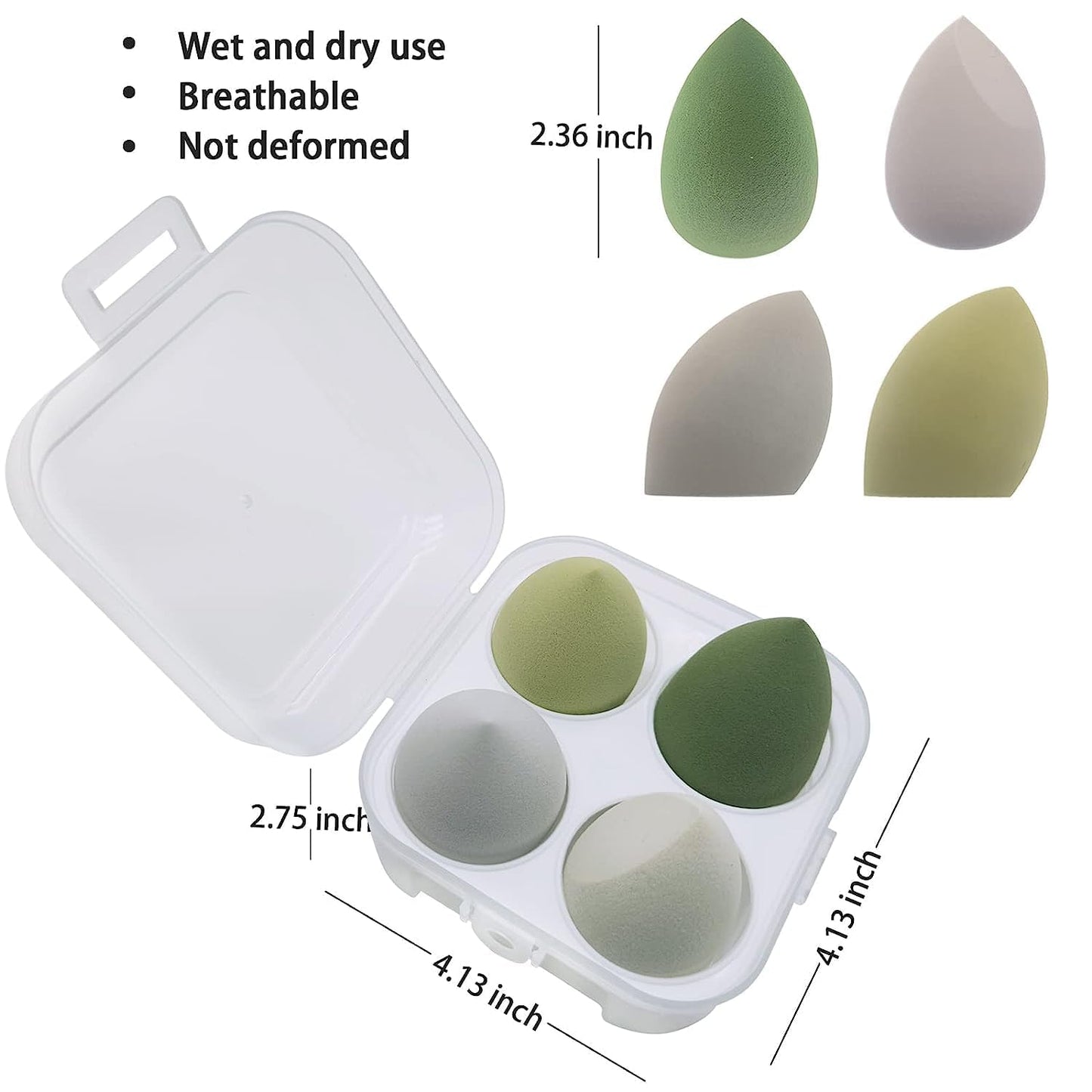 13-Piece Makeup Brush Set with Blender and Sponges
