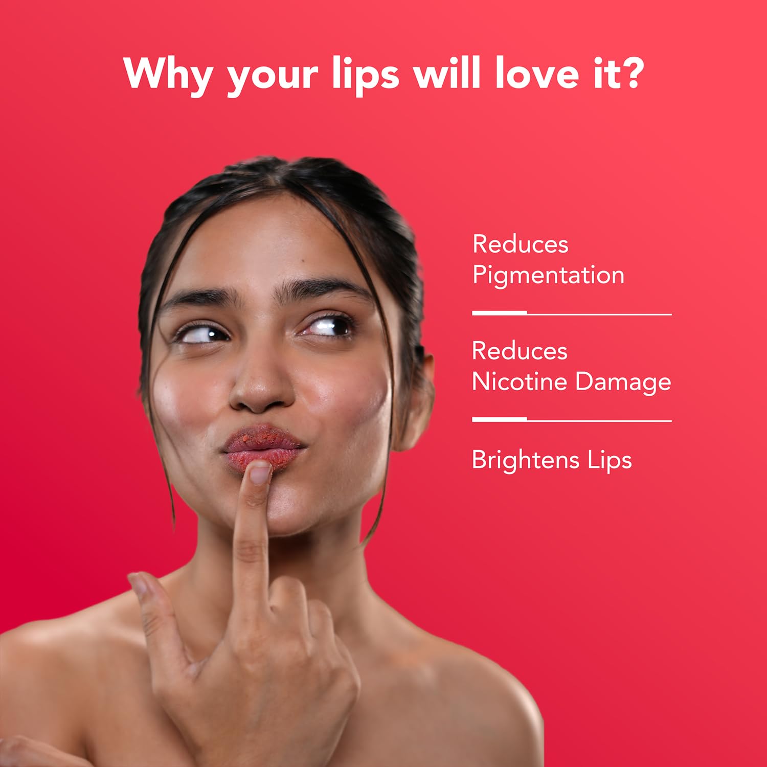 Bella Vita Organic NicoLips Lip Scrub for Brightening & Moisturizing, 20g