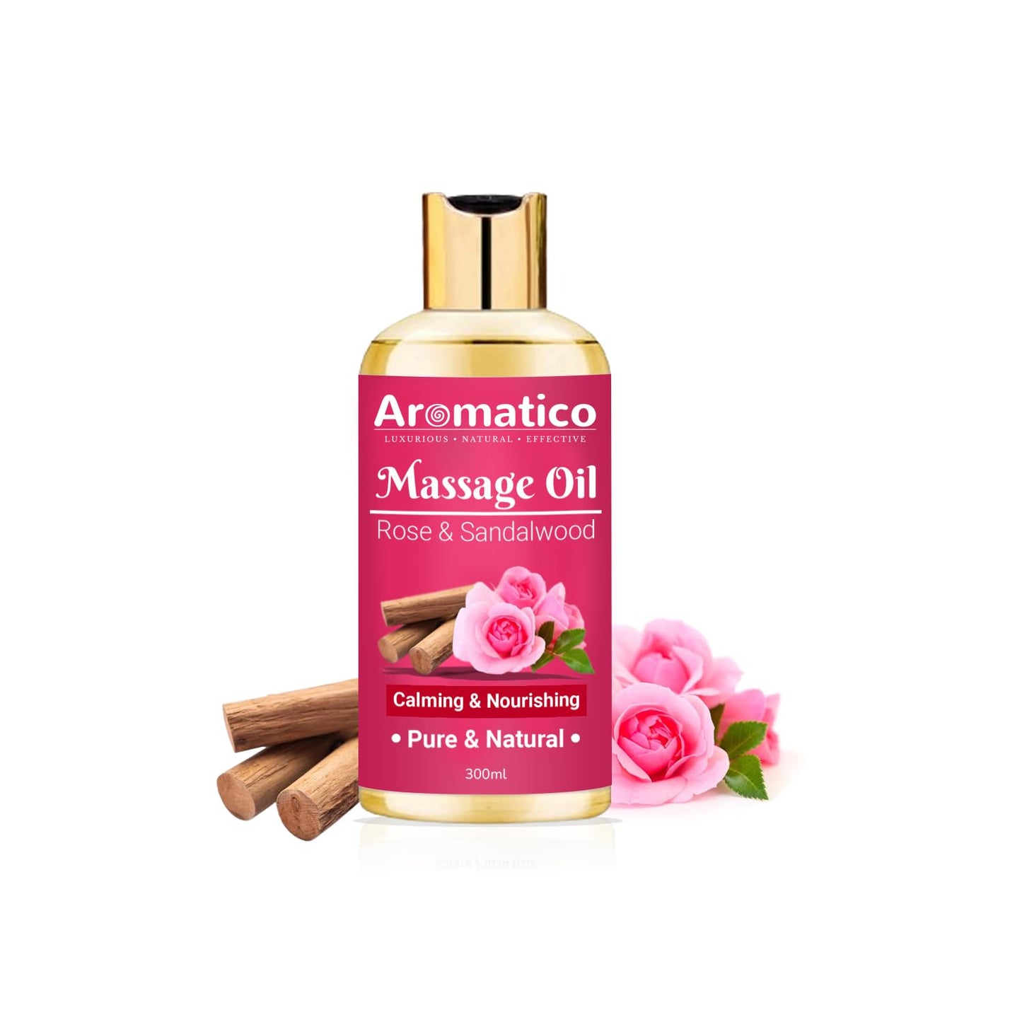 Lavender Mint Massage Oil 300ml for Couples - Natural, Non-Sticky Formula