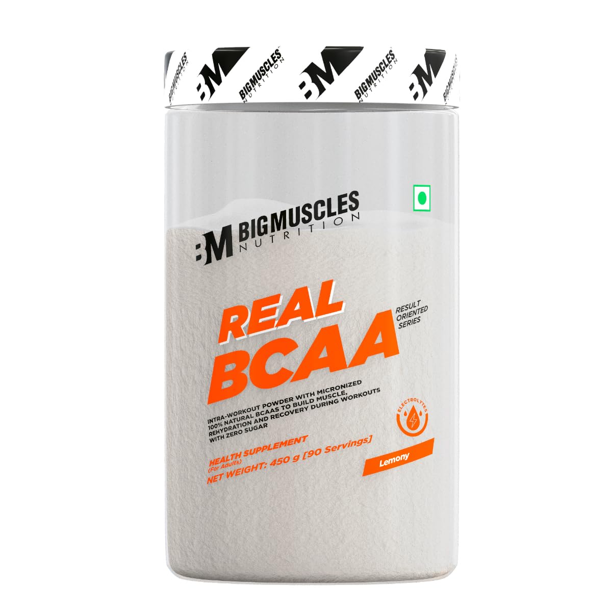 Bigmuscles BCAA Powder with Electrolytes 450g for Muscle Recovery