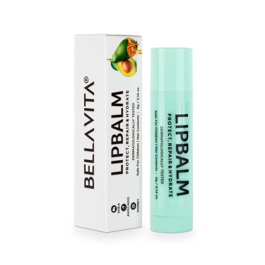 Bella Vita Organic Lip Balm with Shea Butter & Avocado for Dry Lips 4g