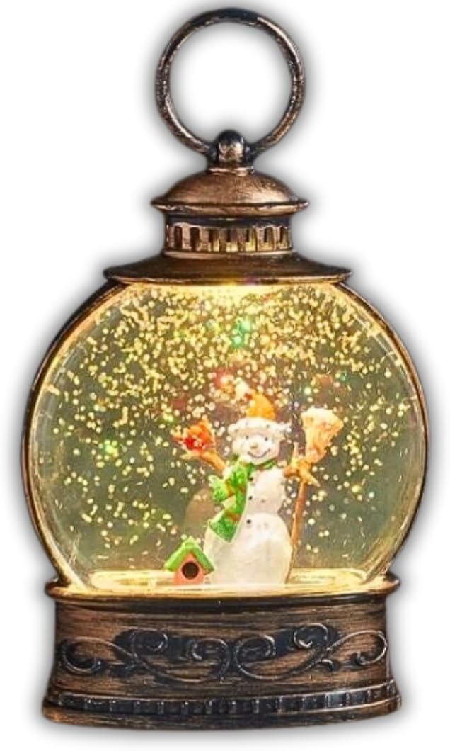 Christmas LED Snowman Snow Globe