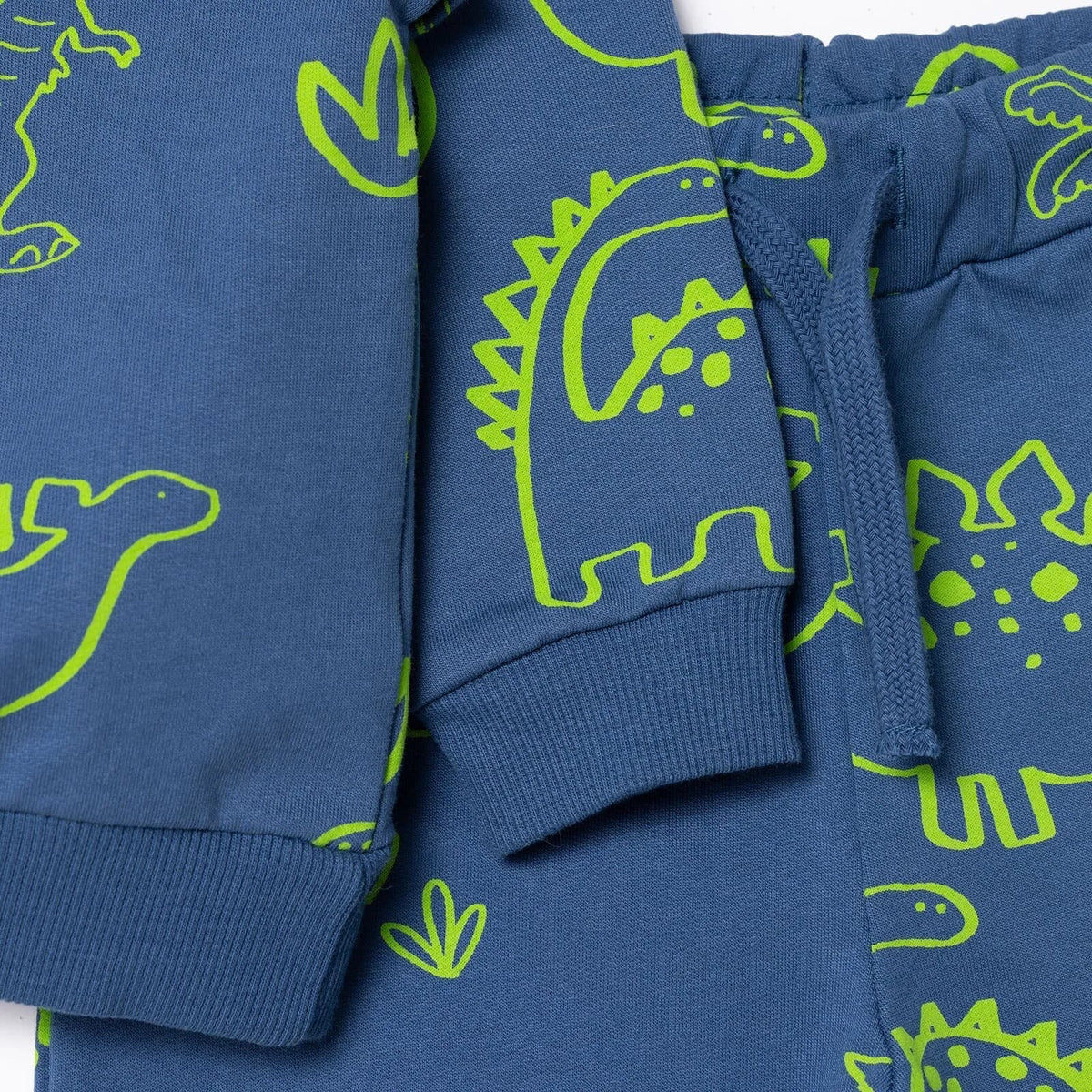 HelloBaby Dinosaur Print Brushed Baby Sweatshirt & Joggers Set (3-6 Months to 4-5 Years)