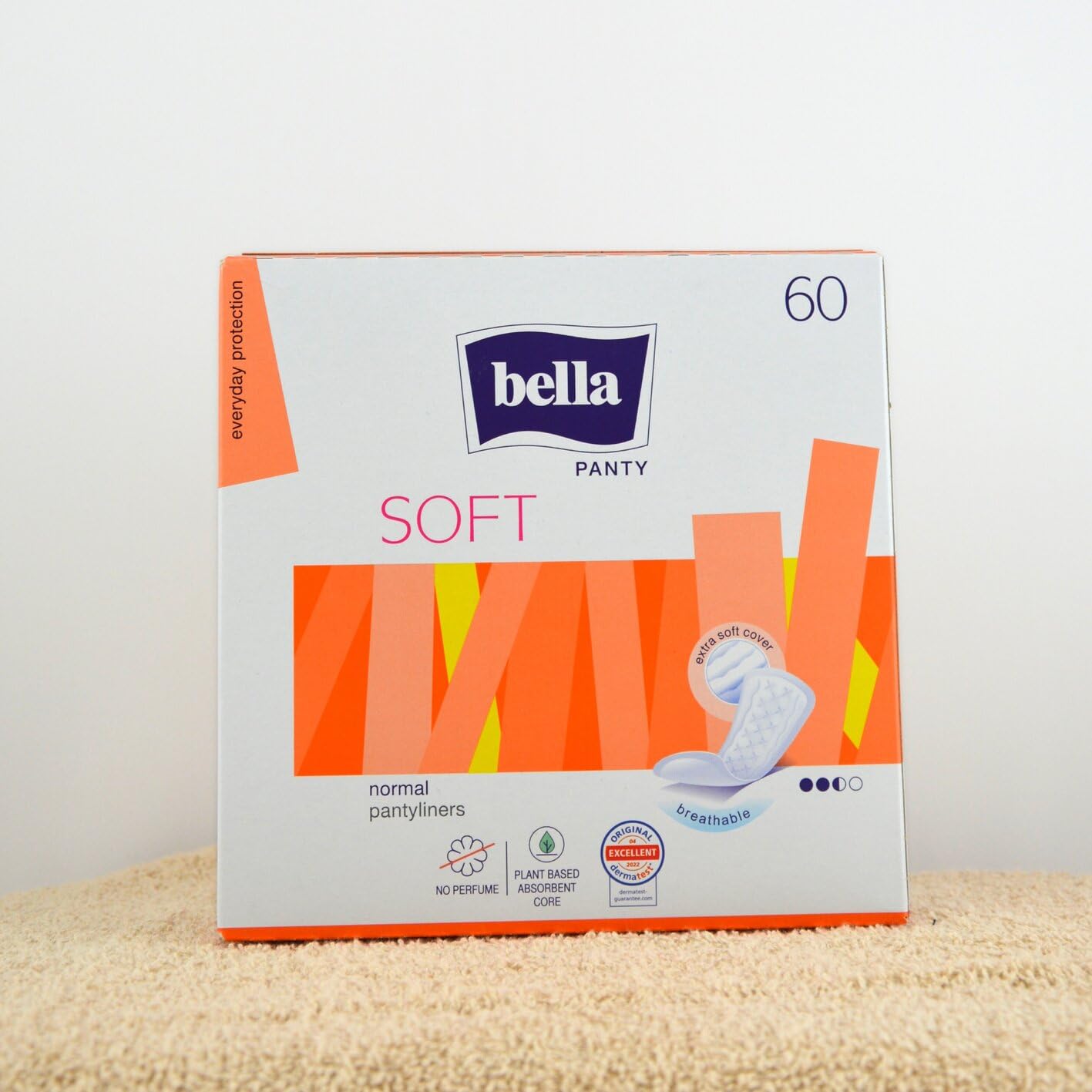 Bella Panty Soft Classic Liners, Pack of 60 Scent: unscented