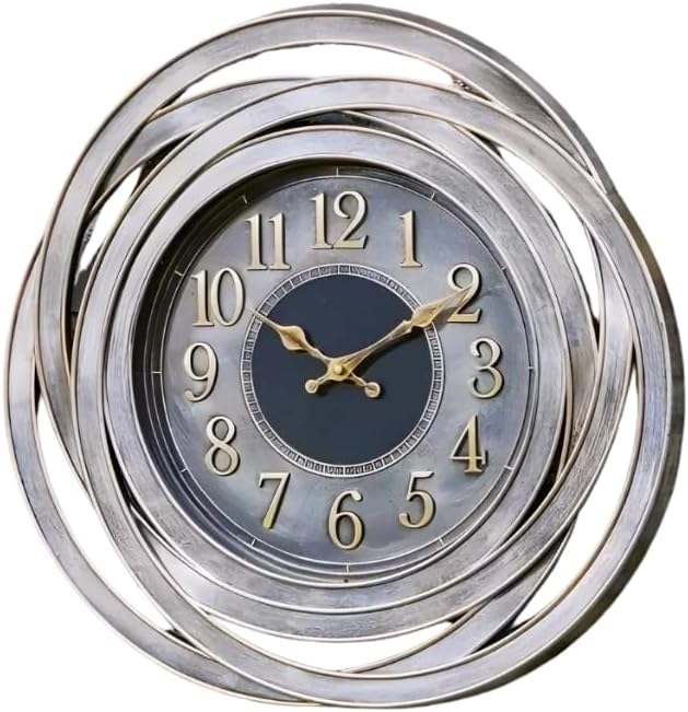 Ripley Wall Clock 20 Inch - Silver