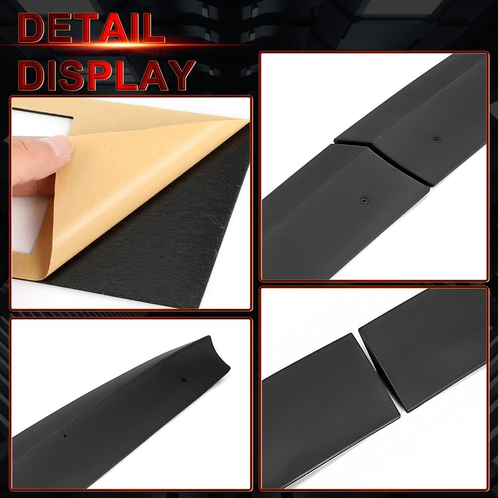 Rear Roof Spoiler for Ford Transit Custom 2013 2020 Black PU Plastic GEARZAAR