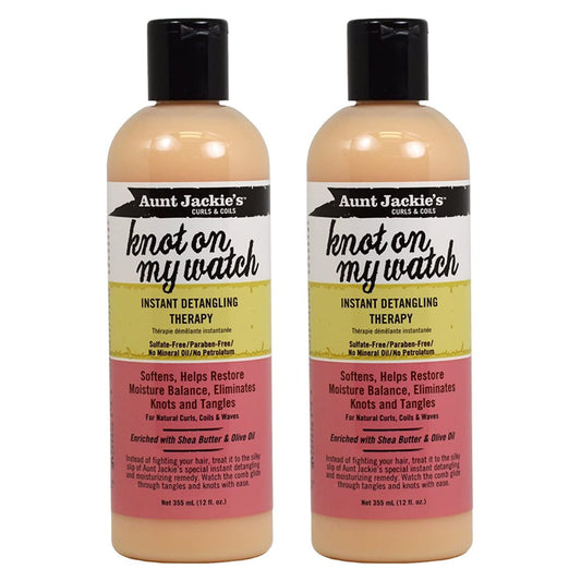 Aunt Jackies Knot On My Watch Detangling Therapy 12oz (355ml) (2 Pack)