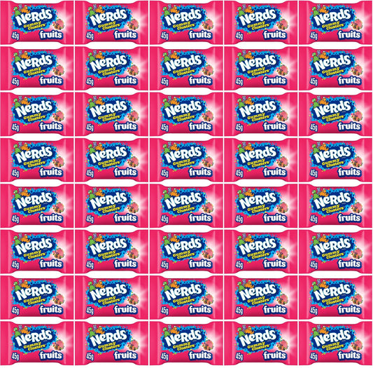 40 x Nerds Fruit-Flavour Candy Gummy Clusters 45G