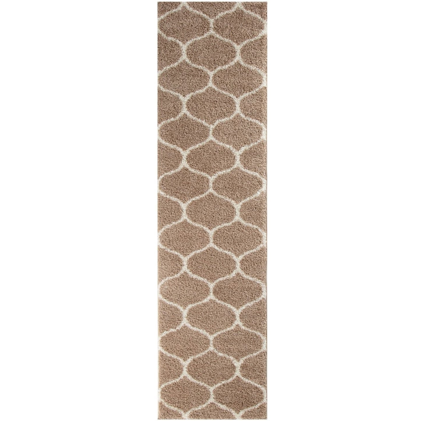 Moroccan Beige Shaggy Rug | 620