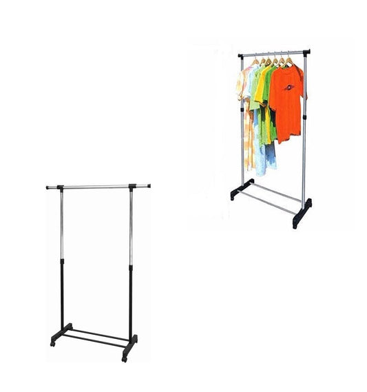 Adjustable Stainless Steel Clothes Pole Rack