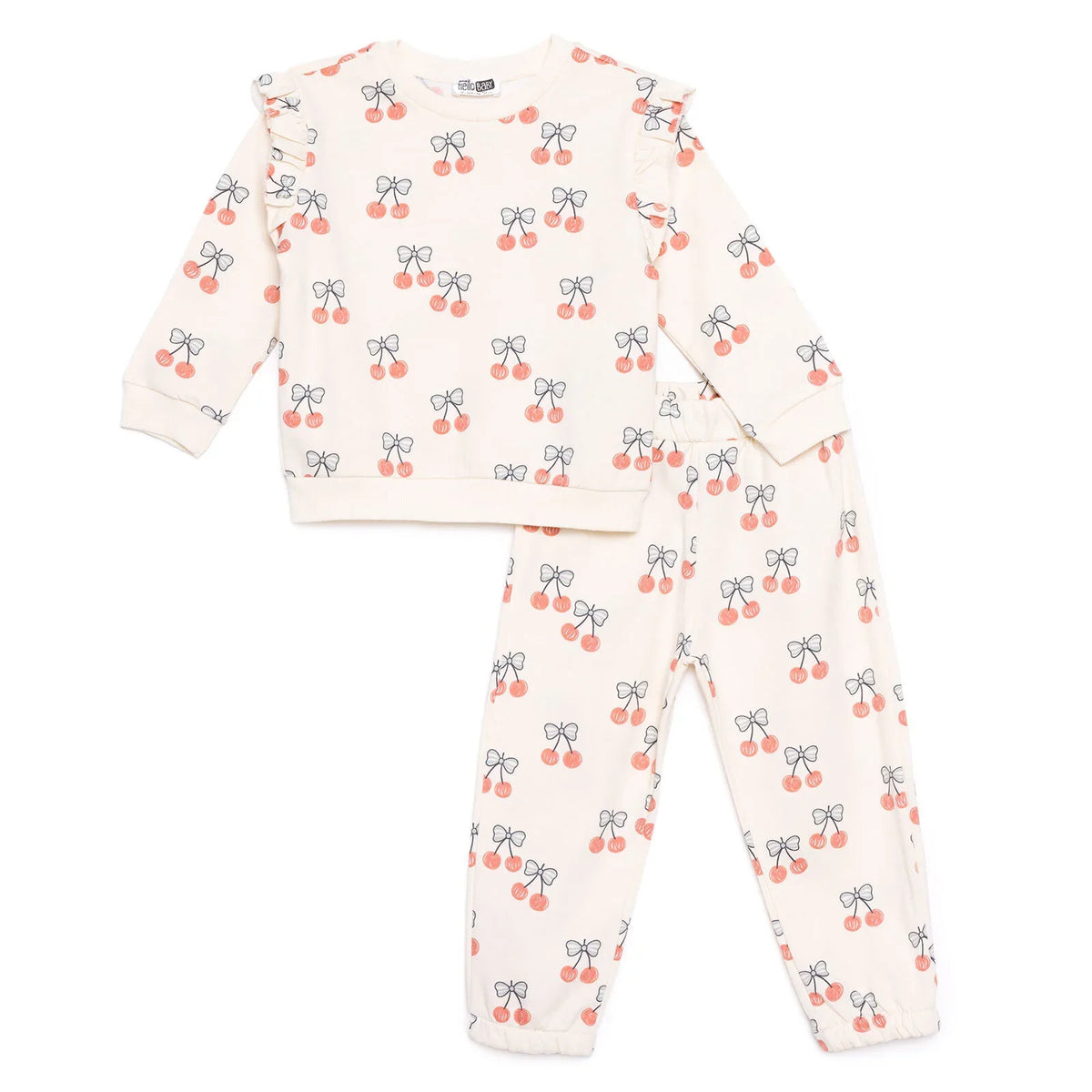 HelloBaby Long Sleeve Baby Tracksuit Set (6-9 Months to 4-5 Years)