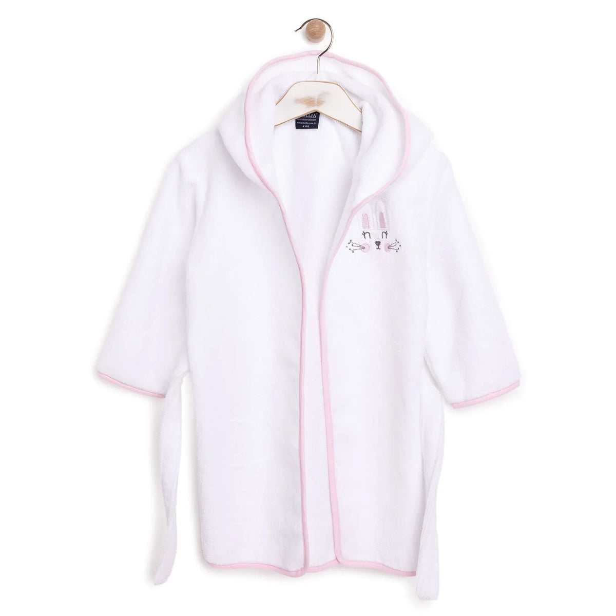 Mollia Bunny Print Towelling Baby Bathrobe (2 Years to 5 Years)