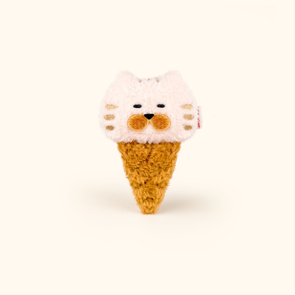 Daily White | Bellin Kitty Ice Cream Cone Plush Charm