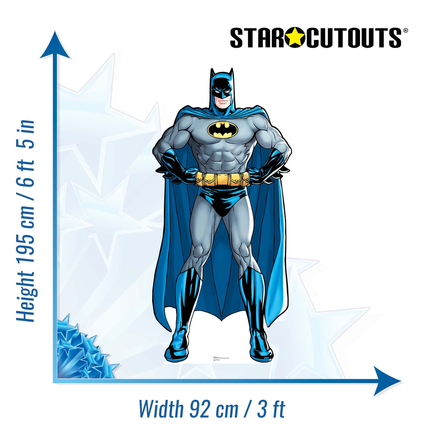 SC637 Batman (DC Comics) Cardboard Cut Out Height 195cm