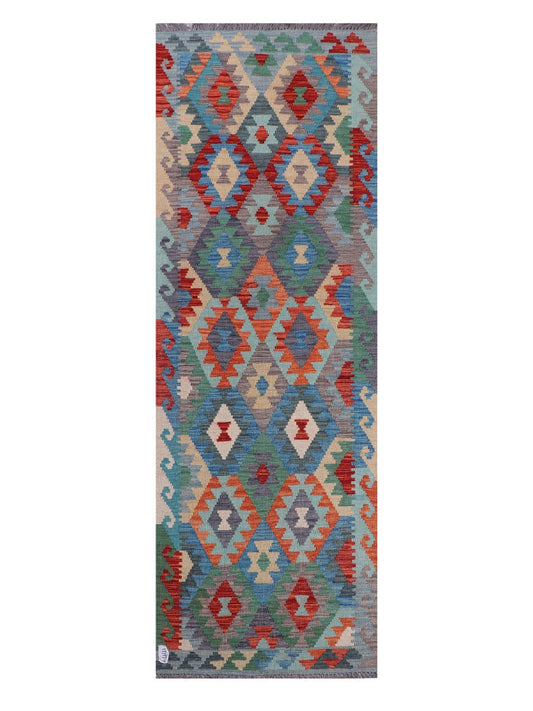 Maimana Afghanistan Kilim Runner - 248 x 84 cm