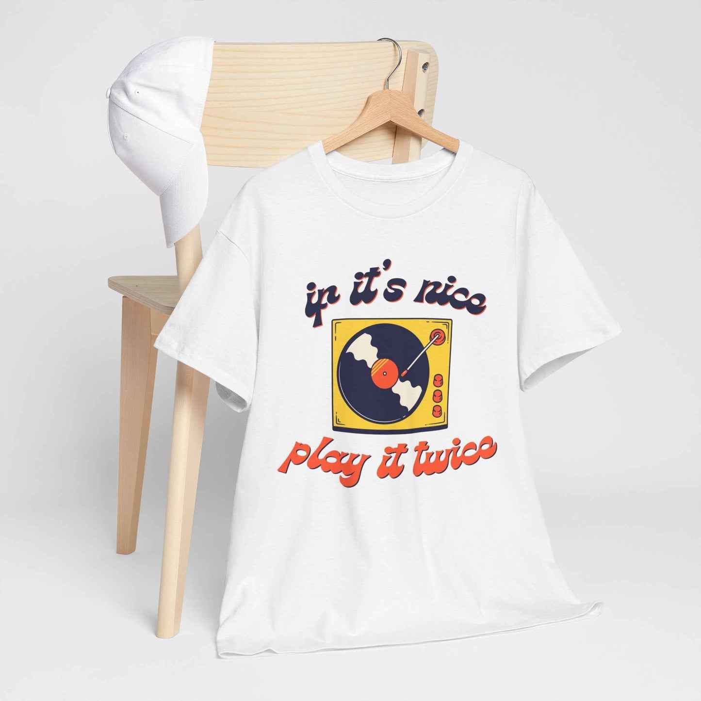 'If It’s Nice, Play It Twice' Vinyl T-Shirt