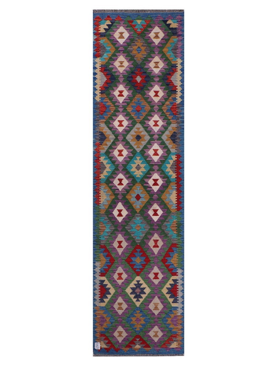Maimana Afghanistan Kilim Runner - 303 x 80 cm