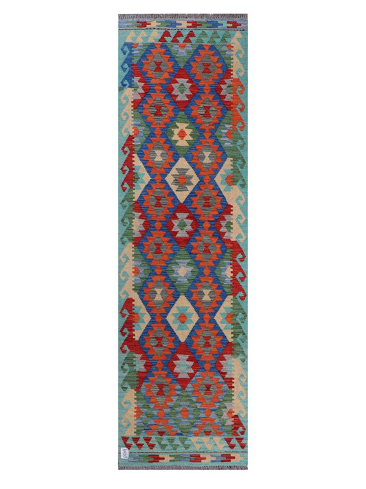 Maimana Afghanistan Kilim Runner - 287 x 82 cm