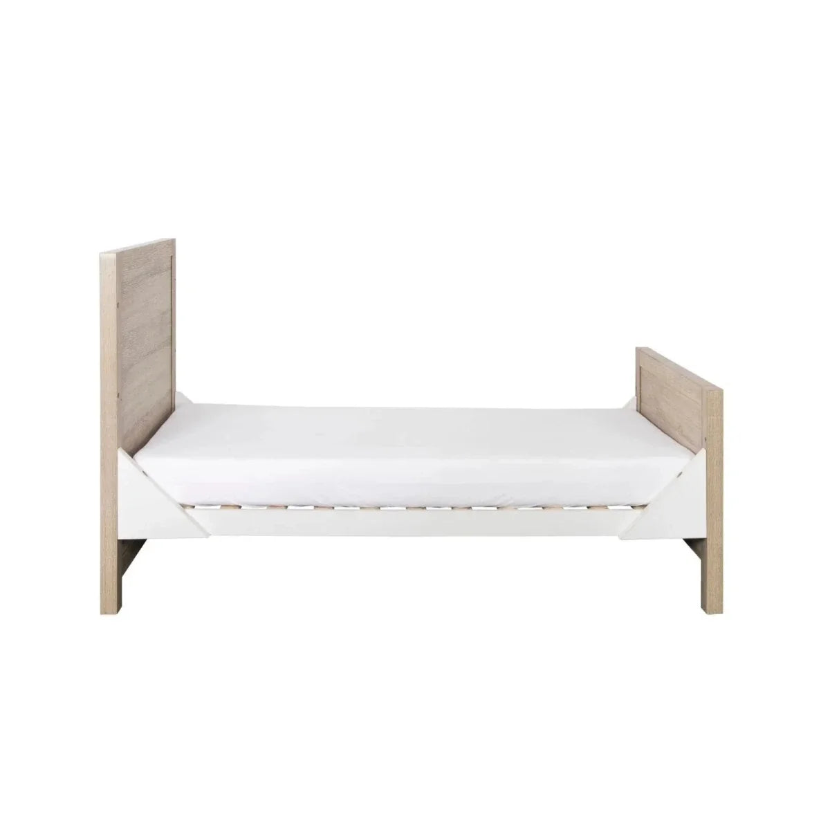 Tutti Bambini Modena 3-in-1 Cot Bed - White/Oak