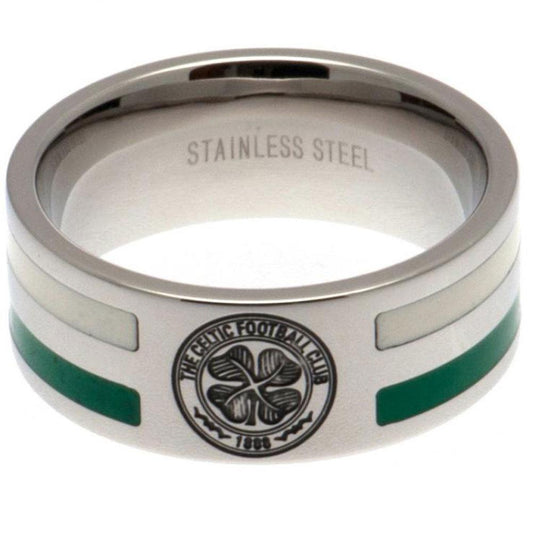 Celtic FC Medium Colour Stripe Ring