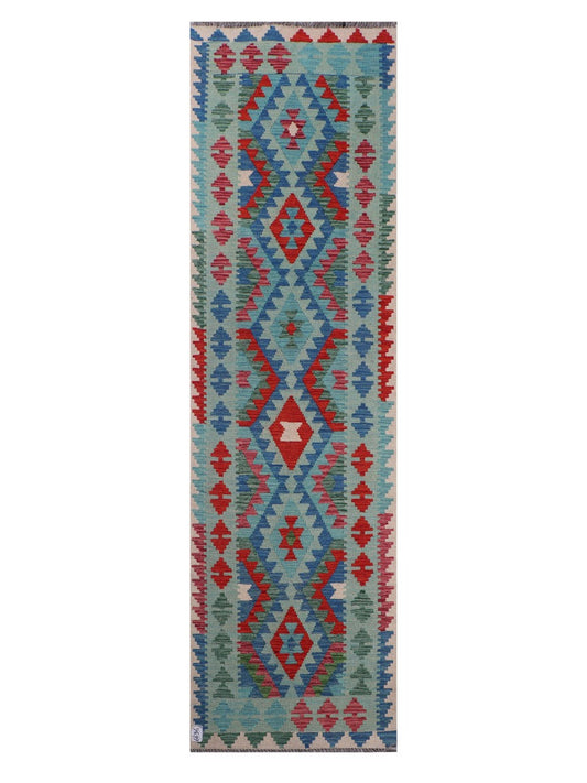 Maimana Afghanistan Kilim Runner - 289 x 82 cm