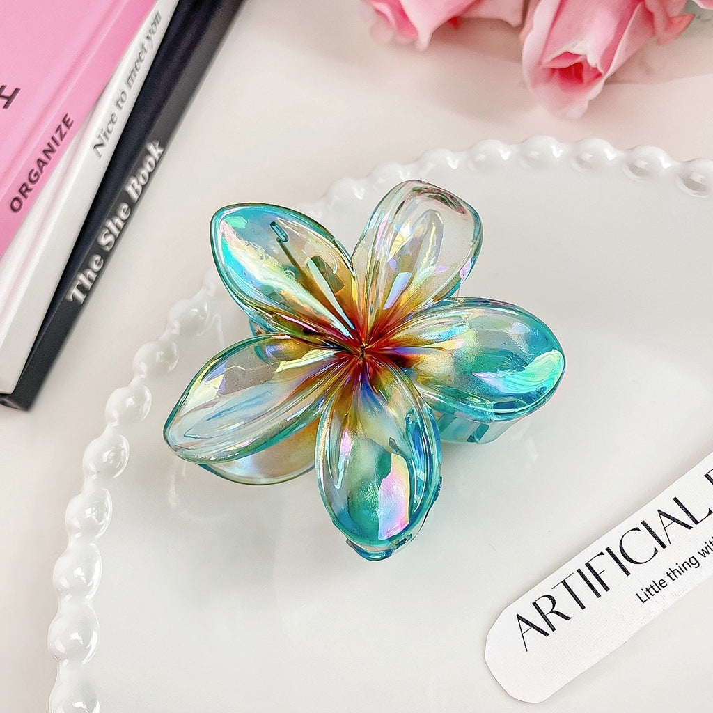 High Sense Plumeria Rubra Seaside Holiday Barrettes