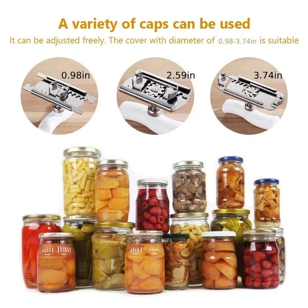 Metal jar opener