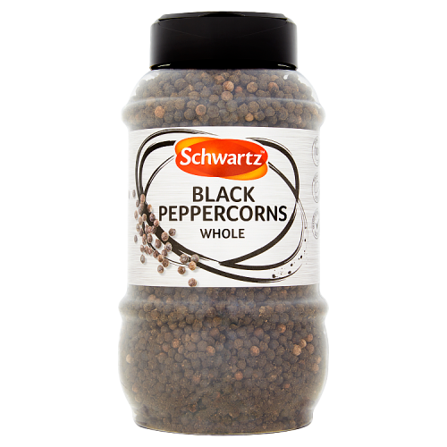 6 x Schwartz Black Peppercorns Whole 460G