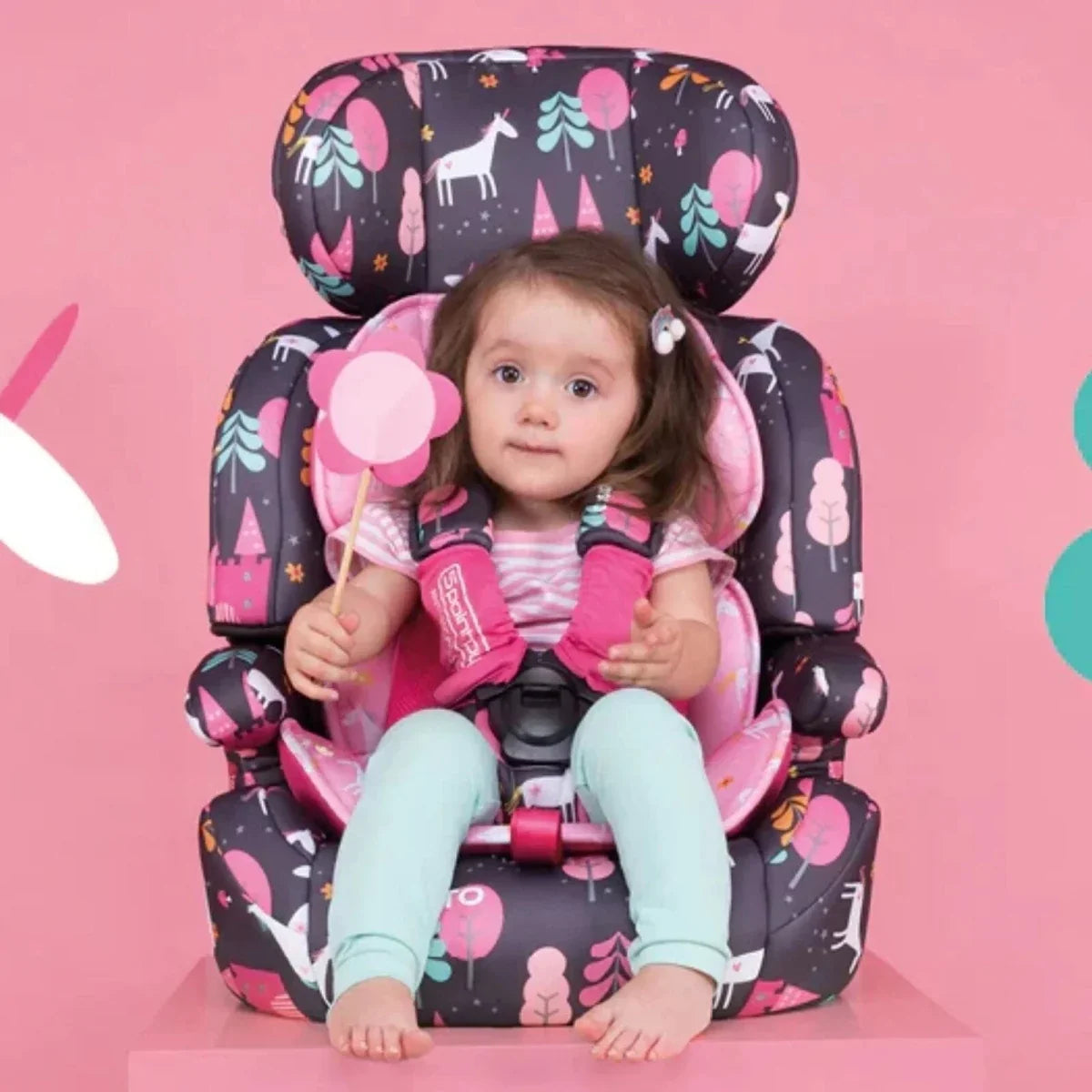 Cosatto Zoomi Group 1/2/3 Car Seat - Pretty Flamingo