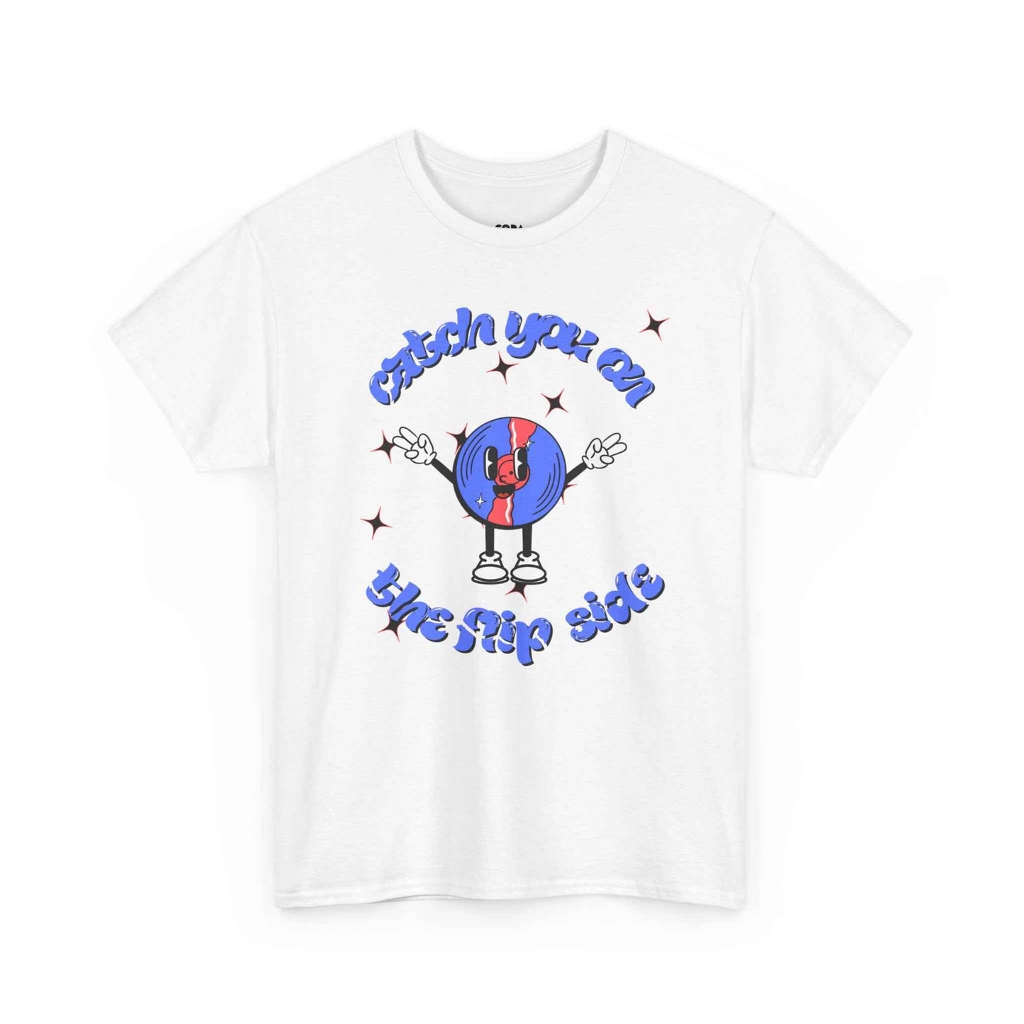'Catch You On The Flip Side' Men's Vinyl T-Shirt