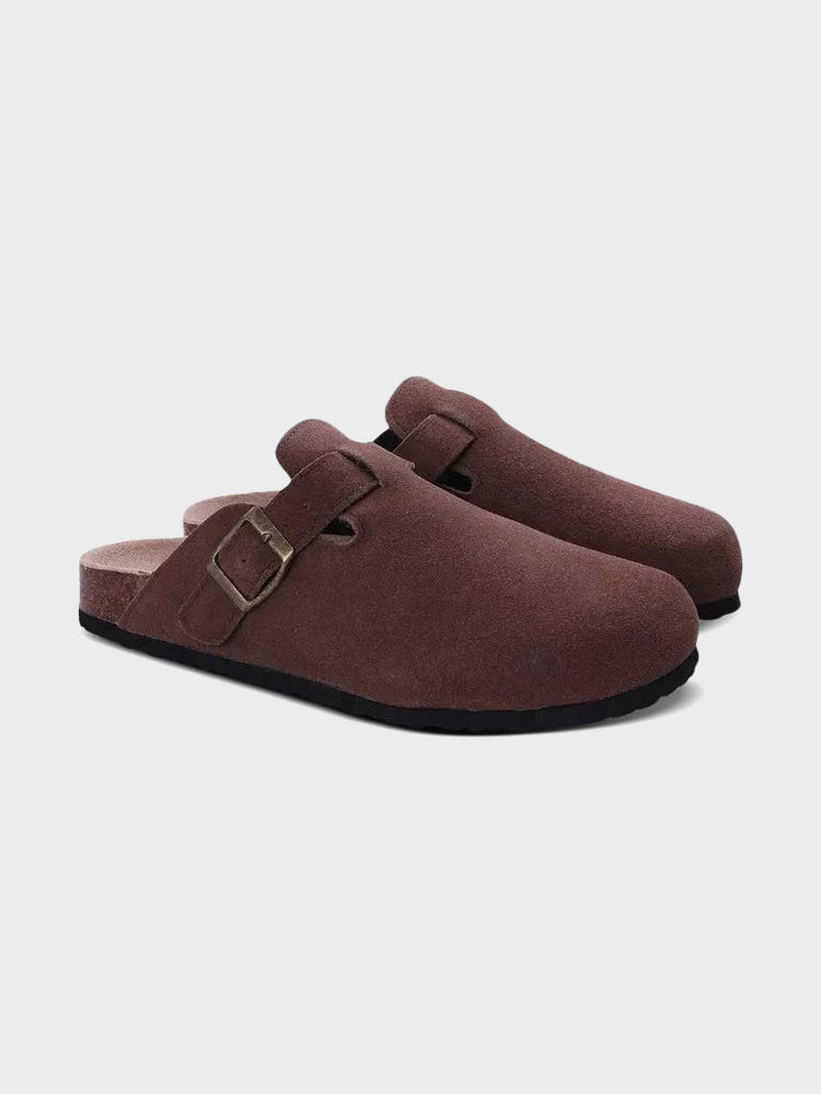 ST. BARTH Suede Clogs