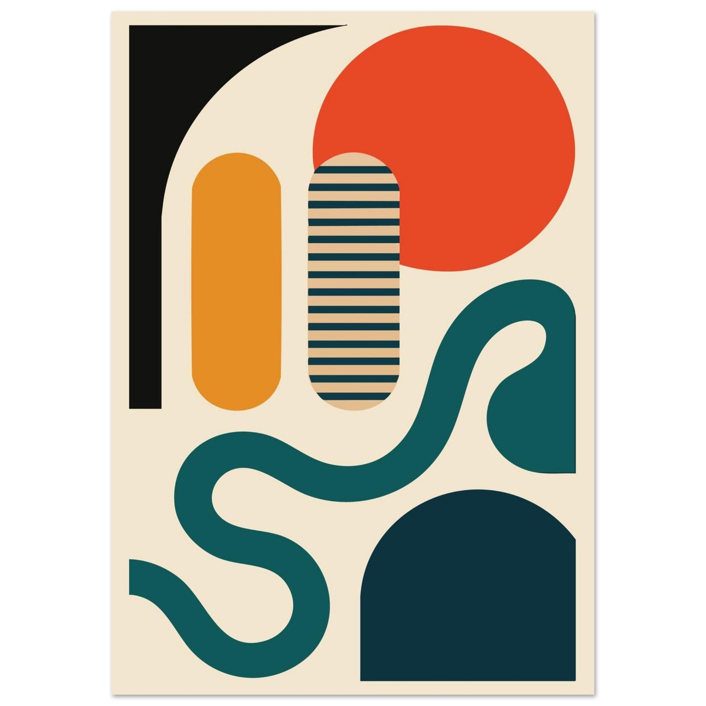 Abstract Bliss - Premium Matte Paper Poster