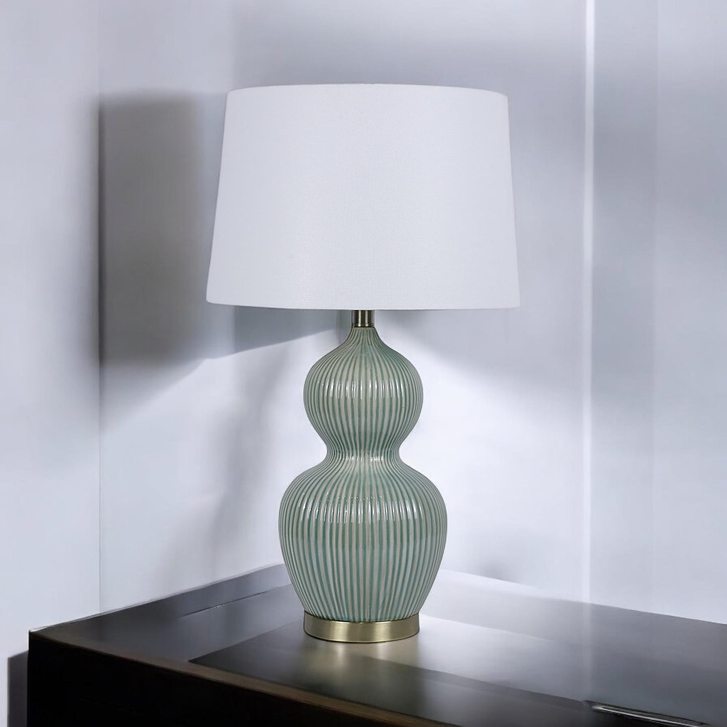 39CM LAMP AND SHADE