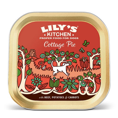 Lily's Kitchen Wet Dog Tray Cottage Pie 150g - Case of 10