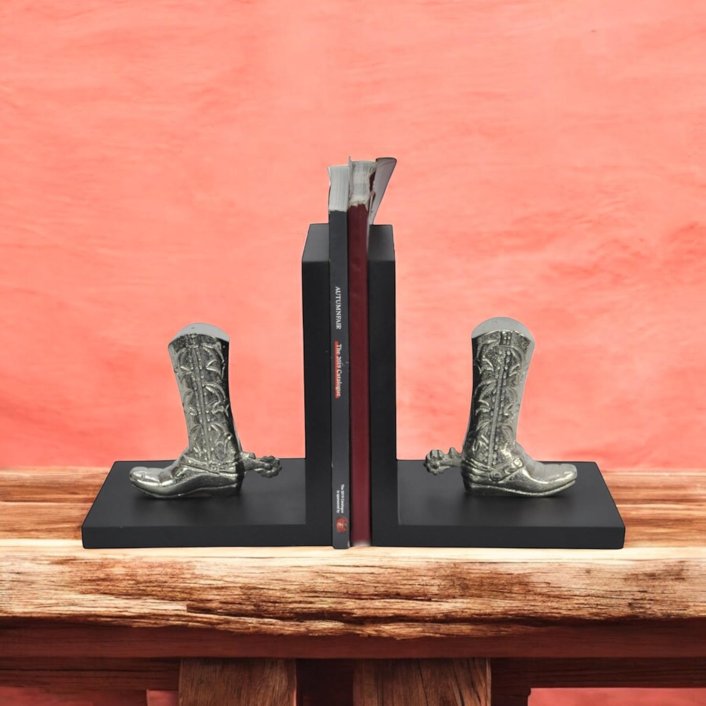 18CM ALUMINIUM  BOOT BOOKENDS