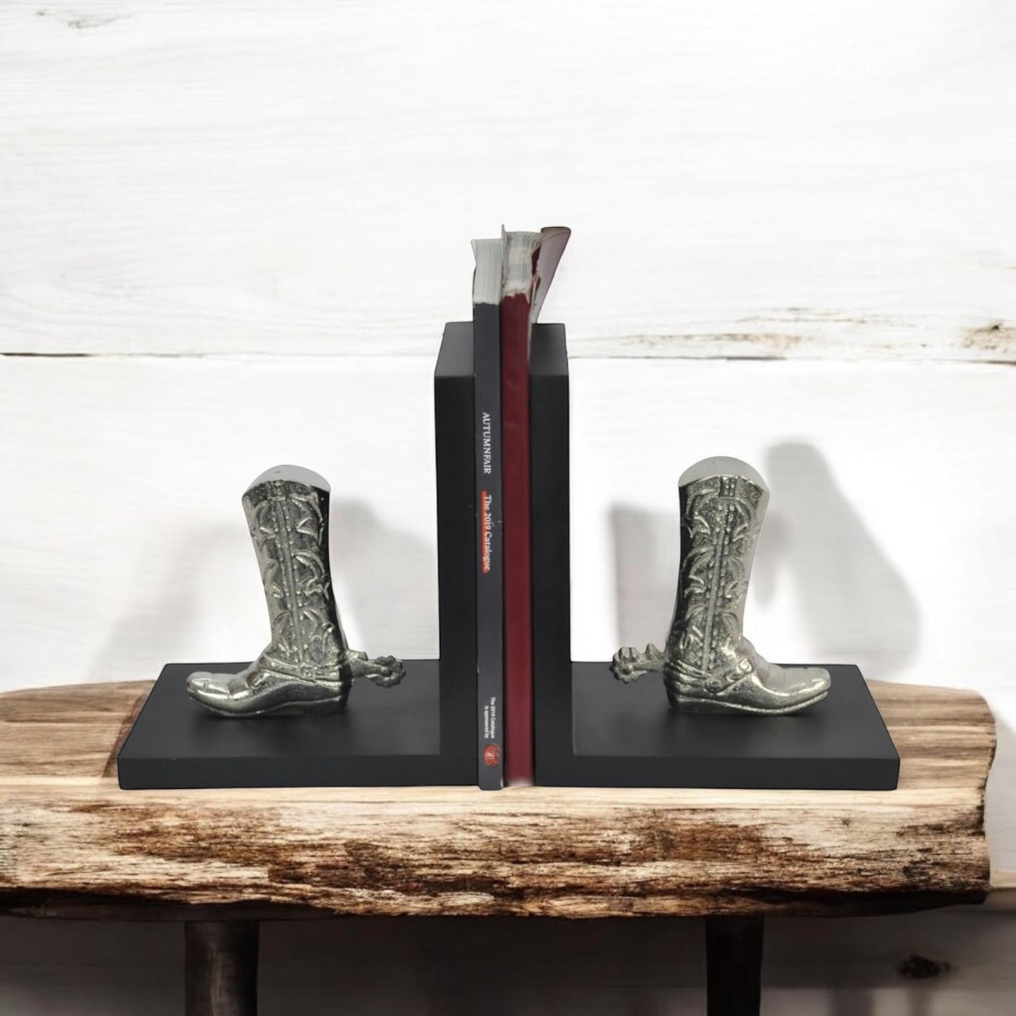 18CM ALUMINIUM  BOOT BOOKENDS