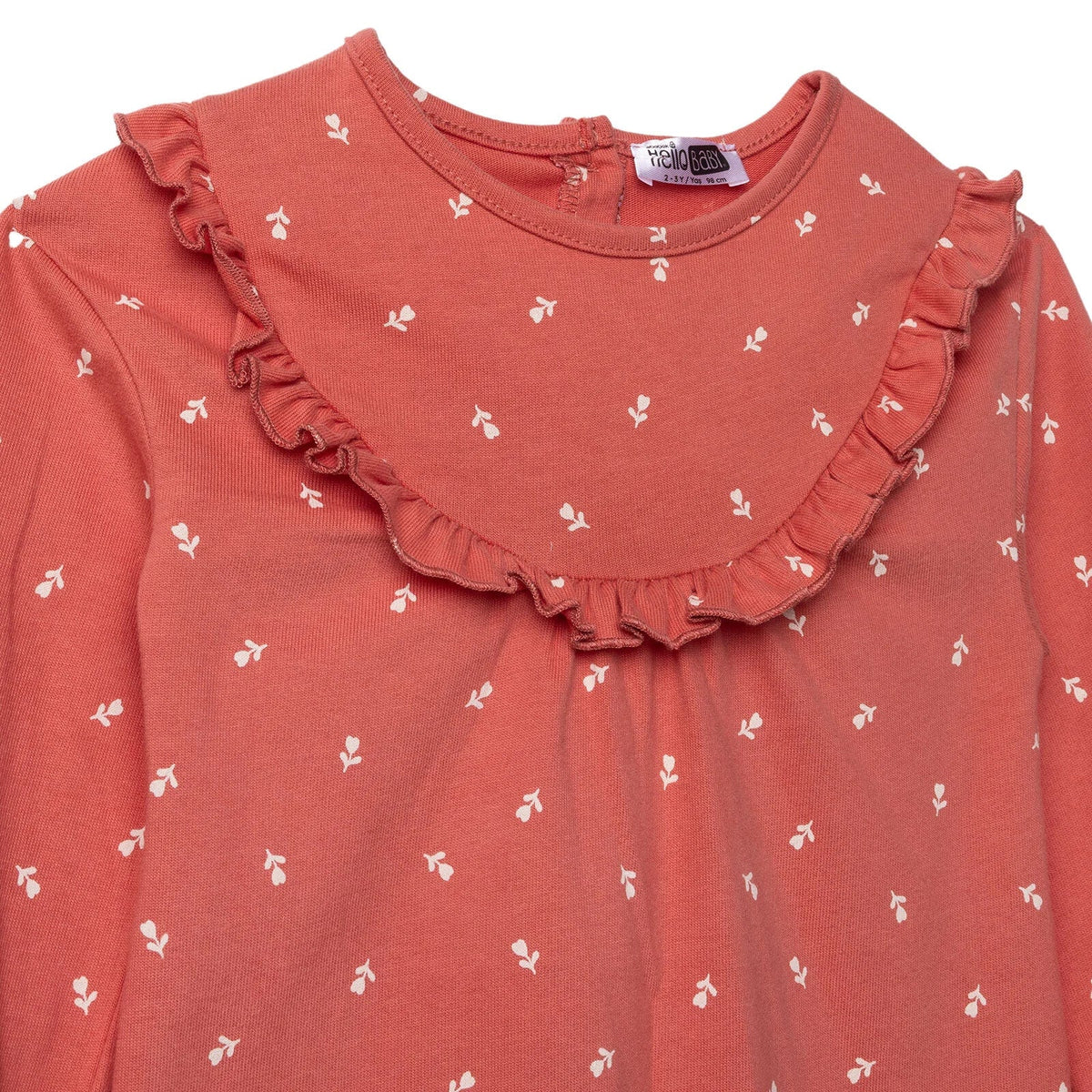 HelloBaby Long Sleeve Baby Dress (6-9 Months to 4-5 Years)