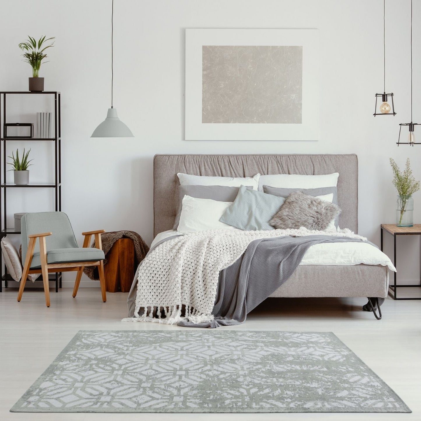 Washable Rug Carina Green | 6934