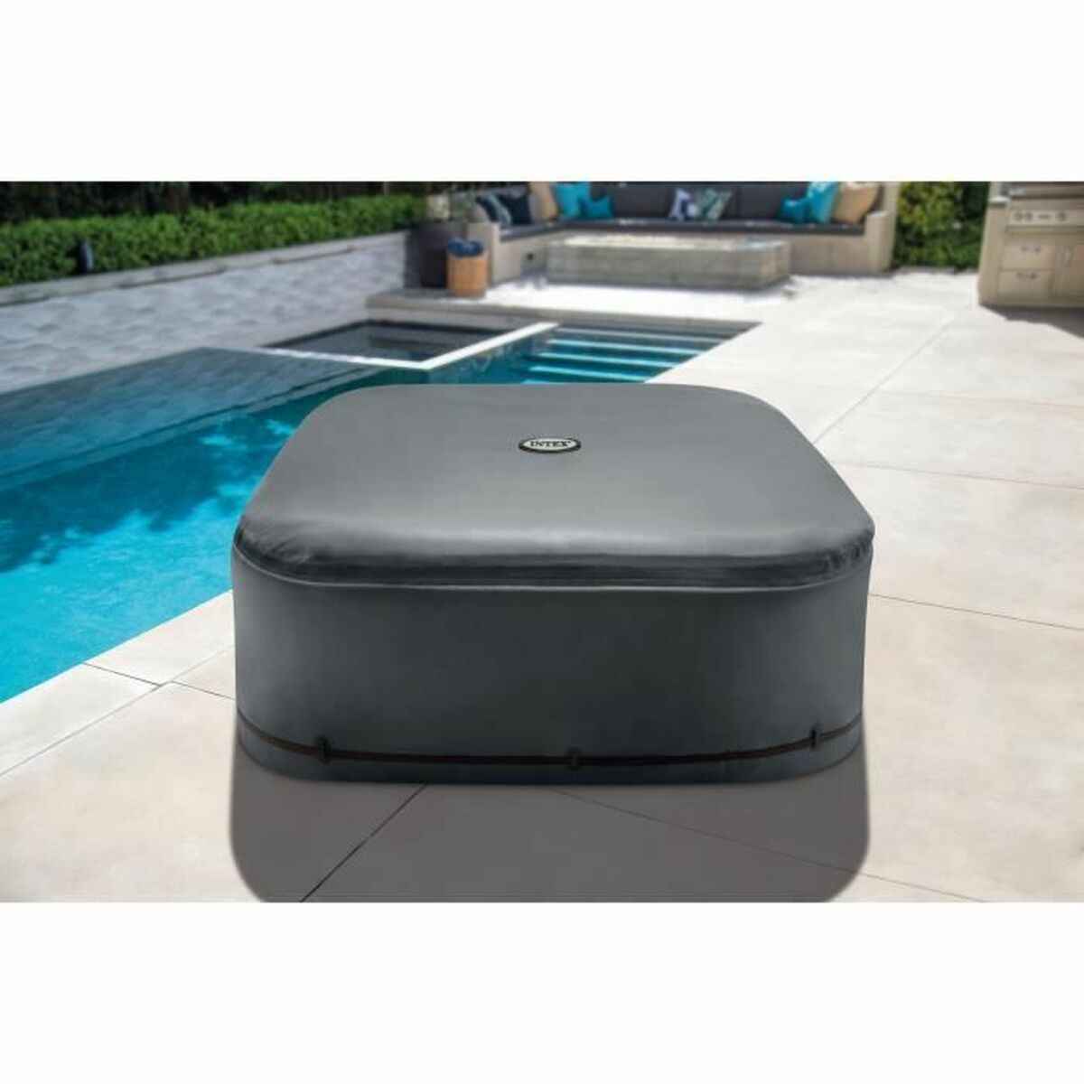 Swimming Pool Cover Intex Grey 1,73 x 1,73 x 0,71 m (4 Units)