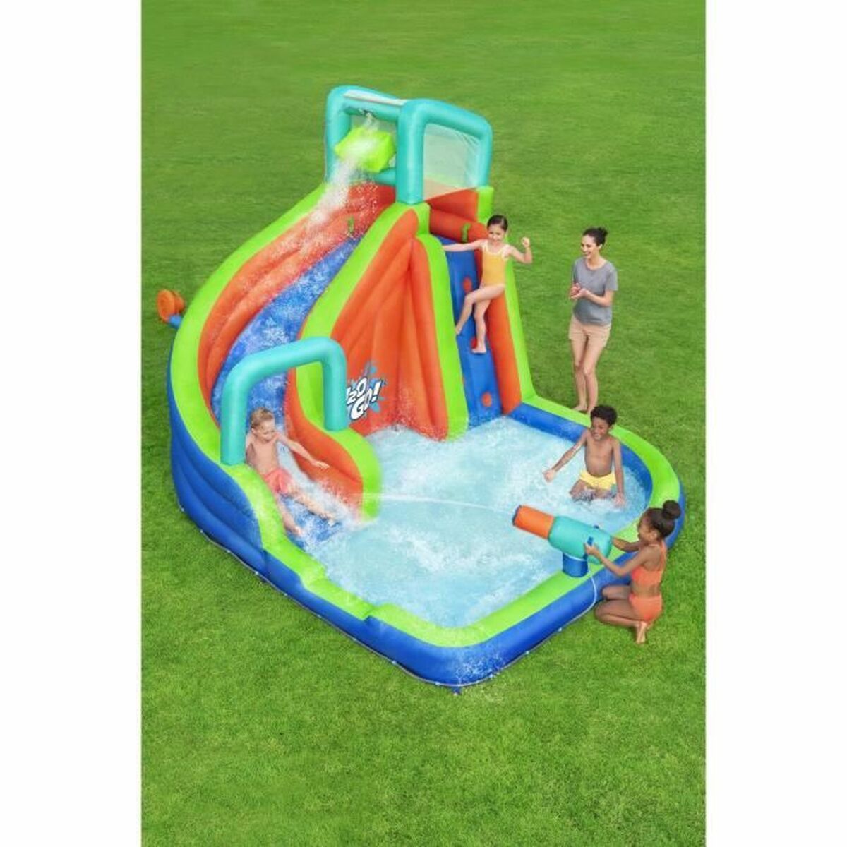 Bestway Inflatable Water Park Pool 365x320x240 cm + 5 Years Garden 53408