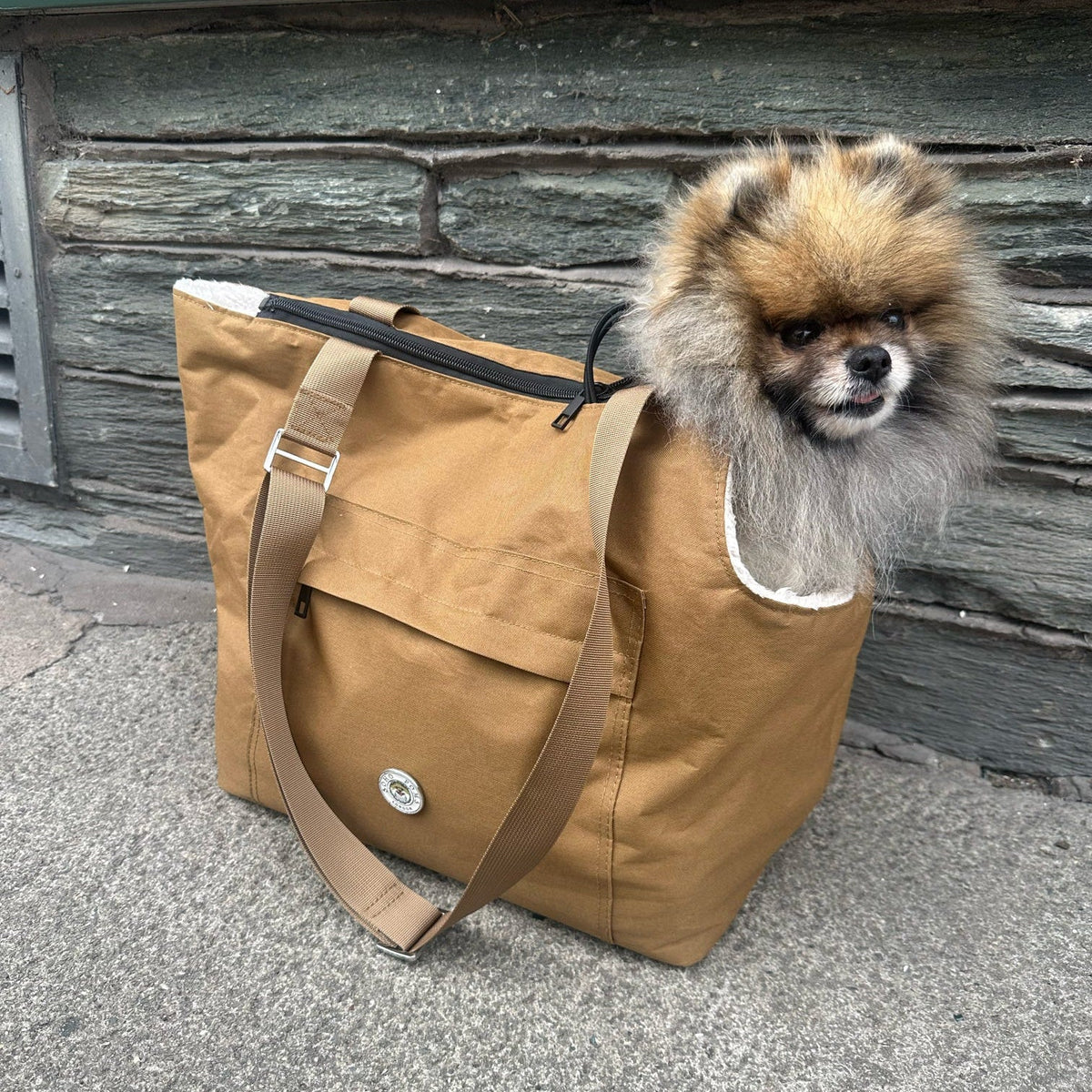 Brown & Cream | Compton Dog Carrier