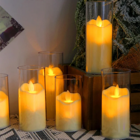 6Pcs Led Flameless Electric candles