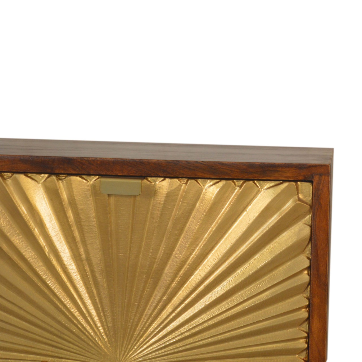 Artisan Furniture Solid Wood Manila Gold Bedside