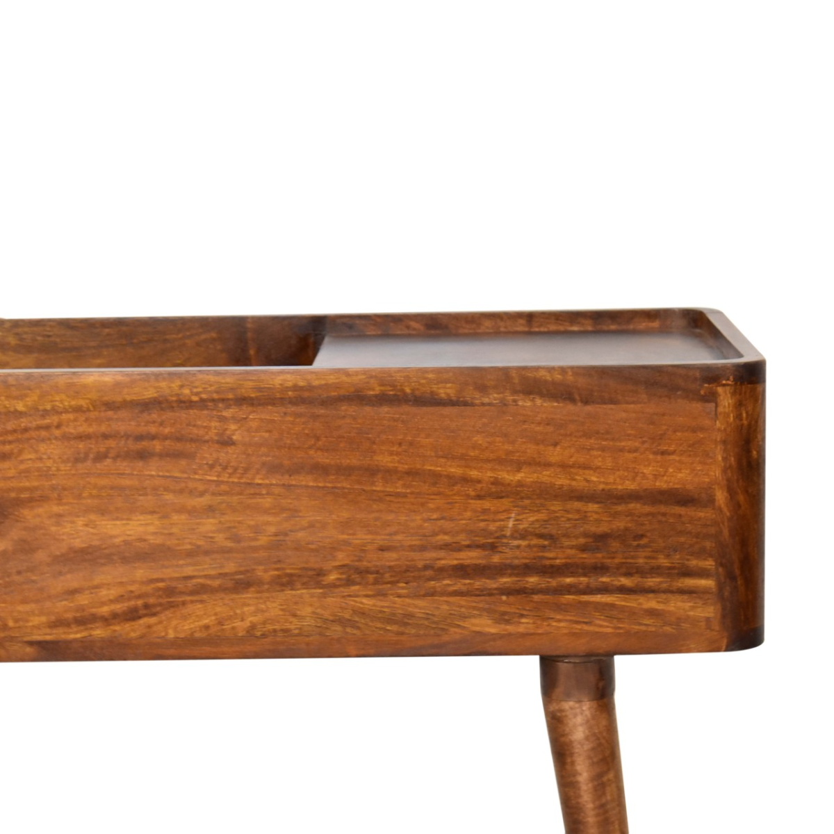 Artisan Furniture Solid Wood Open-top Chestnut Console
