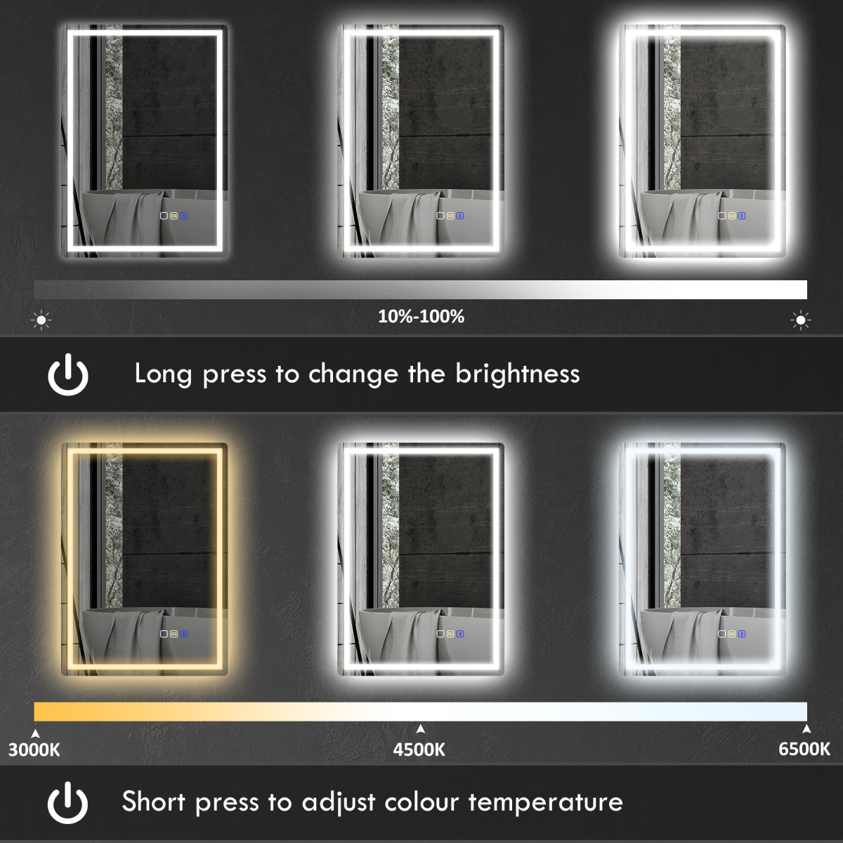 Bathroom Cabinet with Mirror