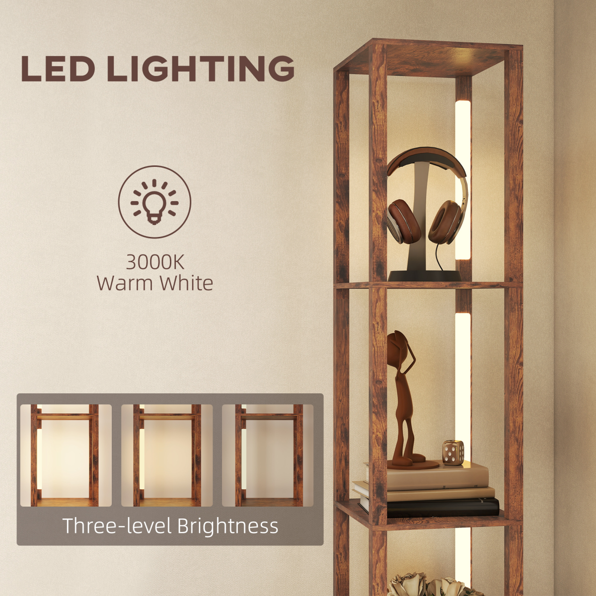 Bathroom Storage Cabinet-White