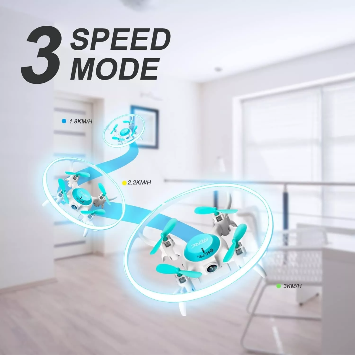 4DRC V5 Kids and Beginners Mini RC Drone V5 RC Quadcopter with 1080P HD Wide Angle Camera,Drones suitable for children and beginners,Logistics is randomly sent by Evri/Royal Mail/DPD.