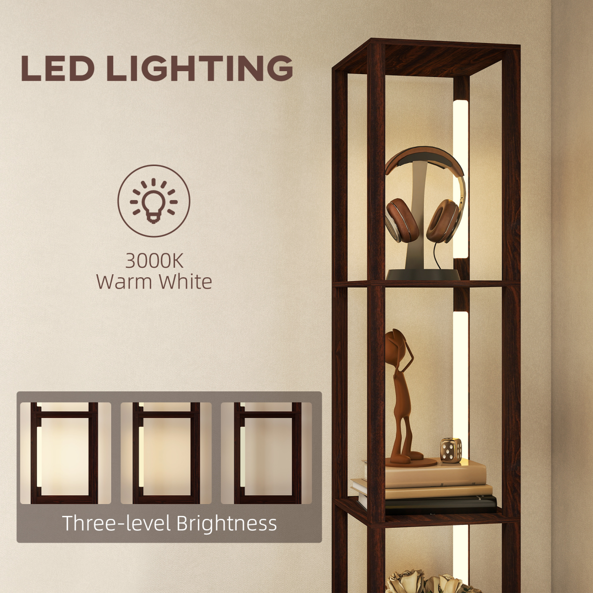 Bathroom Storage Cabinet-White